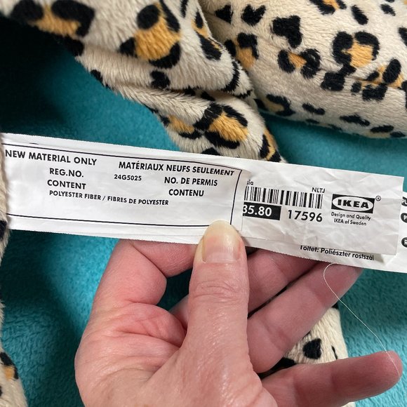 IKEA Klappar Leopard Large Stuffed Animal (Body ~ 30" long) - Picture 5 of 13